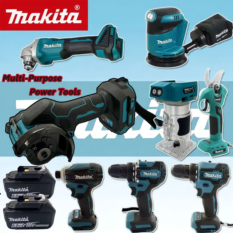 Power Tools Online - เครื่องมือไฟฟ้าอเนกประสงค์ Makita แบบพกพา เลื่อยโซ่ไฟฟ้าขนาด 6 นิ้ว