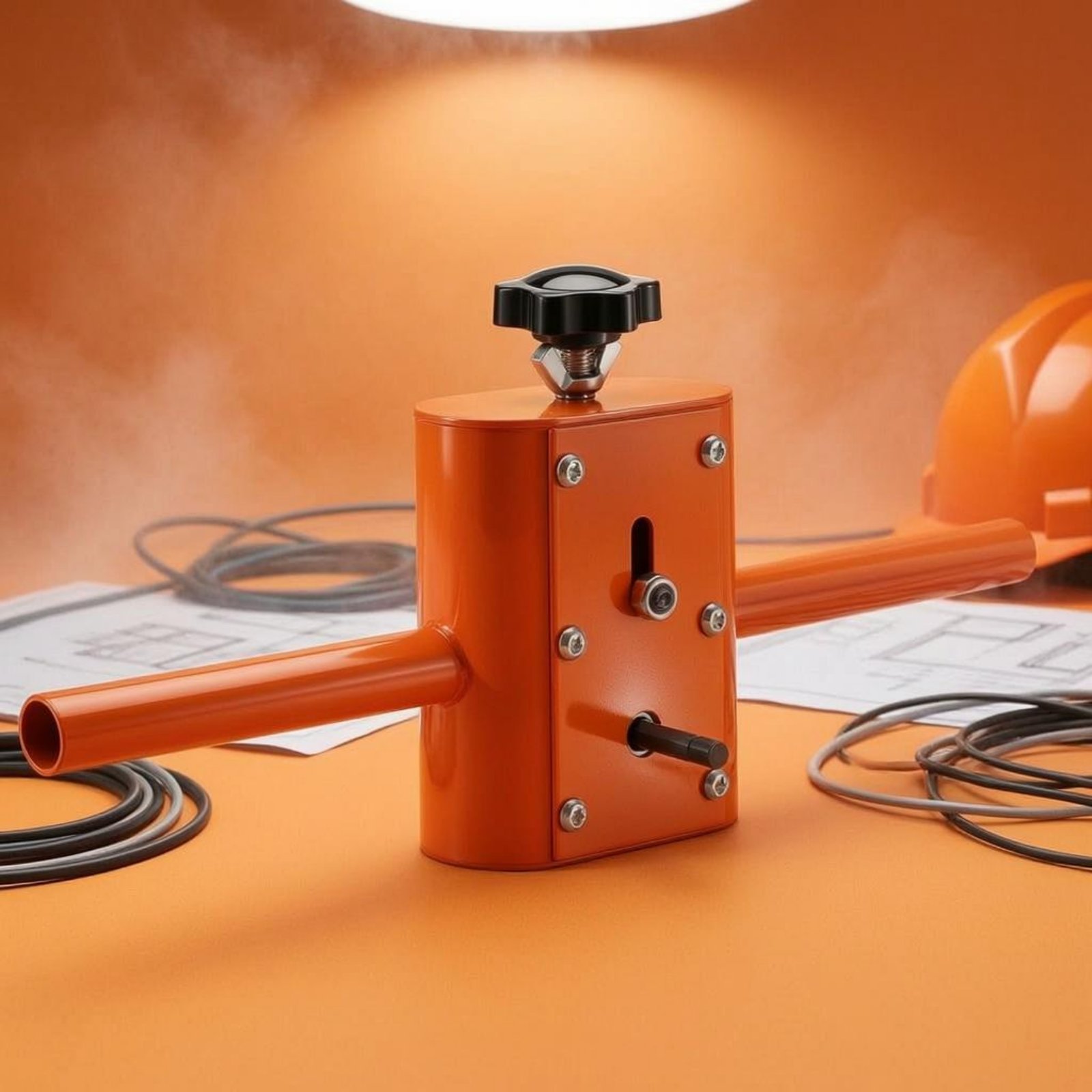 Power Tools Portable - เครื่องร้อยสายไฟแบบพกพา ใช้กับสว่าน เครื่องดึงสายไฟแบบใช้สว่าน เครื่องดึงสายเคเบิลแบบใช้สว่าน เครื่องมือร้อยสายไฟในท่อโลหะ รูปทรงสี่เหลี่ยม