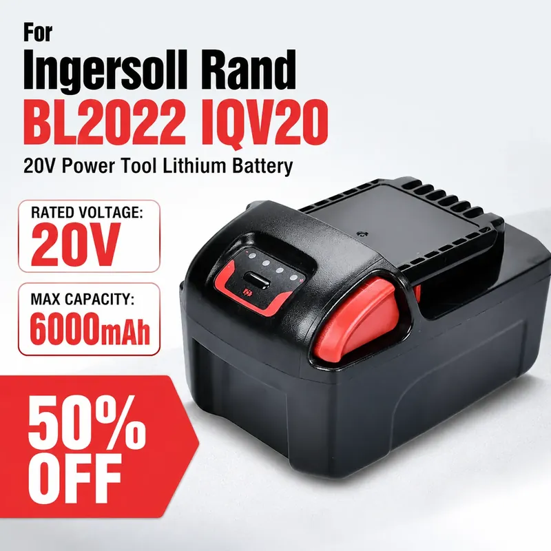 Power Tools Ingersoll Rand - สำหรับแบตเตอรี่ลิเธียมเครื่องมือไฟฟ้า Ingersoll Rand BL2022 IQV20 20V