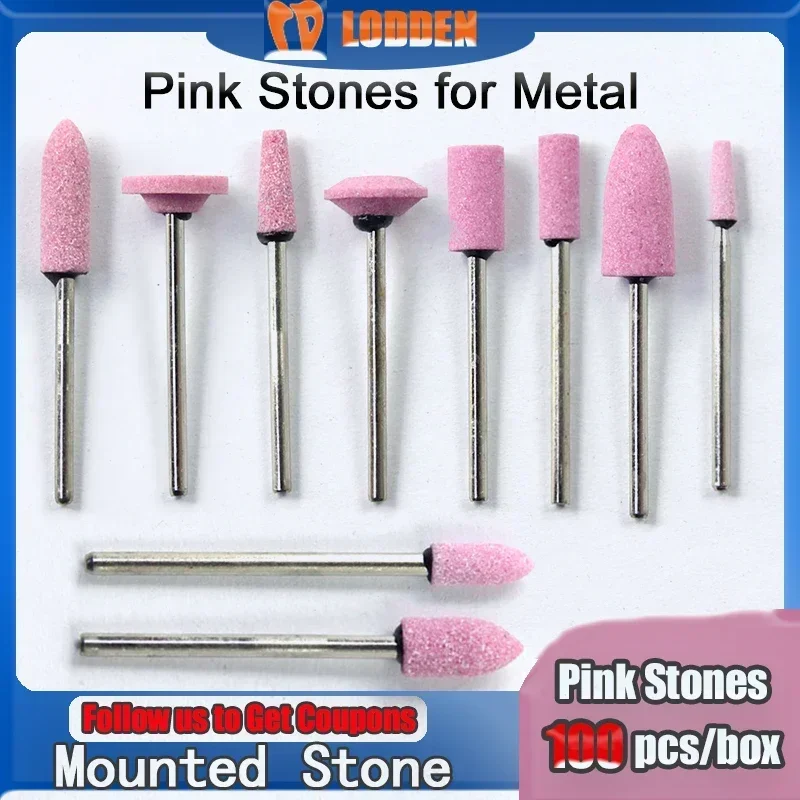 Power Tools Pink - LODDEN 100 ชิ้น/กล่อง Lab ทันตกรรมหินสีชมพู HP