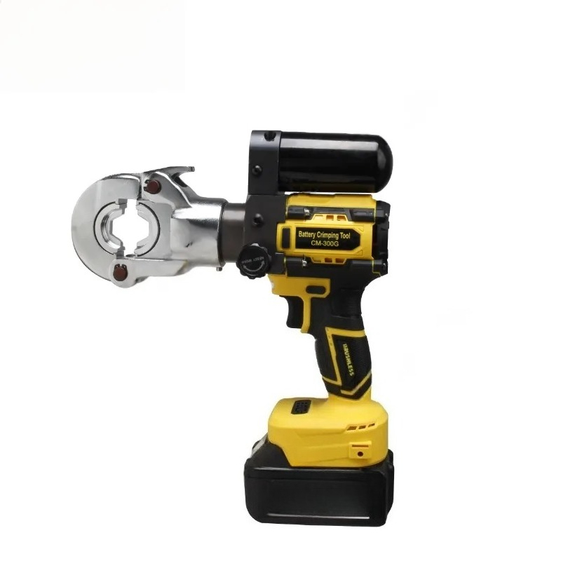 Power Tools Hydraulic - เครื่องมือจีบสายไฮดรอลิกไร้สาย CM-300 CM-300G ใช้แบตเตอรี่ สำหรับงานก่อสร้างไฟฟ้า
