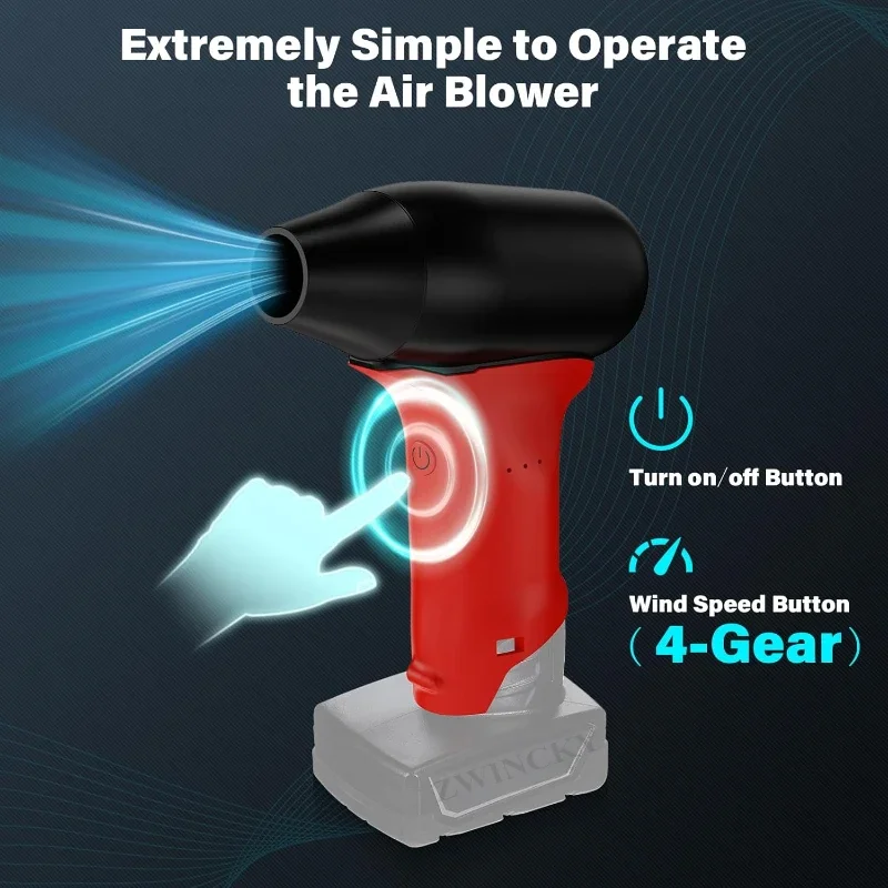 Power Tools Milwaukee - เครื่องเป่าลมปรับระดับได้ขนาดเล็ก สำหรับแบตเตอรี่ลิเธียม Milwaukee 12V เครื่องเป่าลมแห้งแบบเจ็ท เครื่องเป่าลมอัด