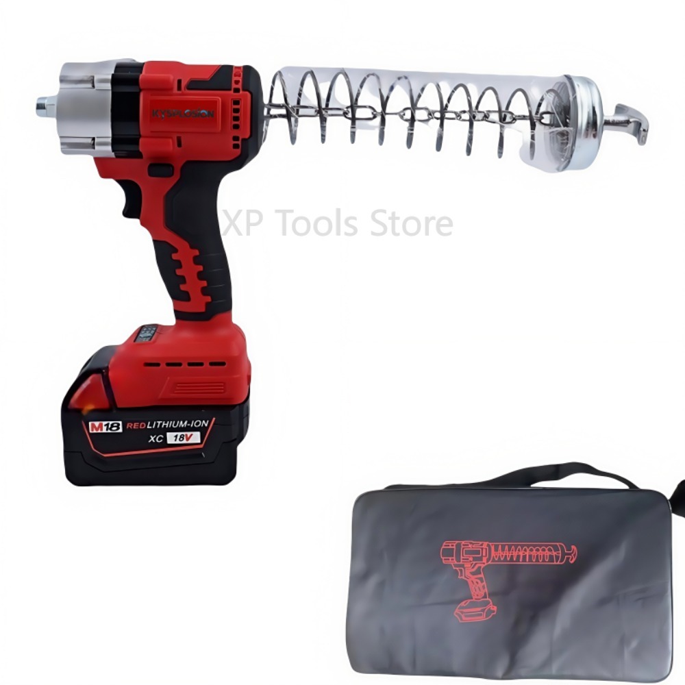Power Tools Milwaukee - Brushless แบตเตอรี่ขับเคลื่อนไร้สายไฟฟ้าจาระบีปืนสําหรับ Milwaukee M18 แบตเตอรี่ 600cc