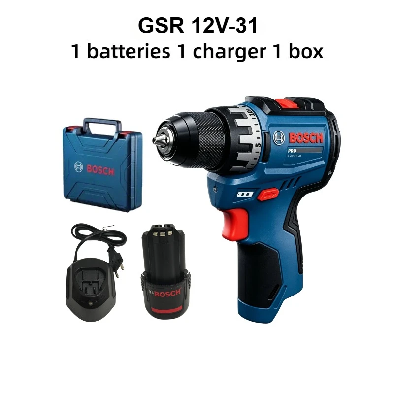 Power Tools Online - สว่านไร้สาย Bosch Professional GSR 12V-31 ไขควงไฟฟ้า