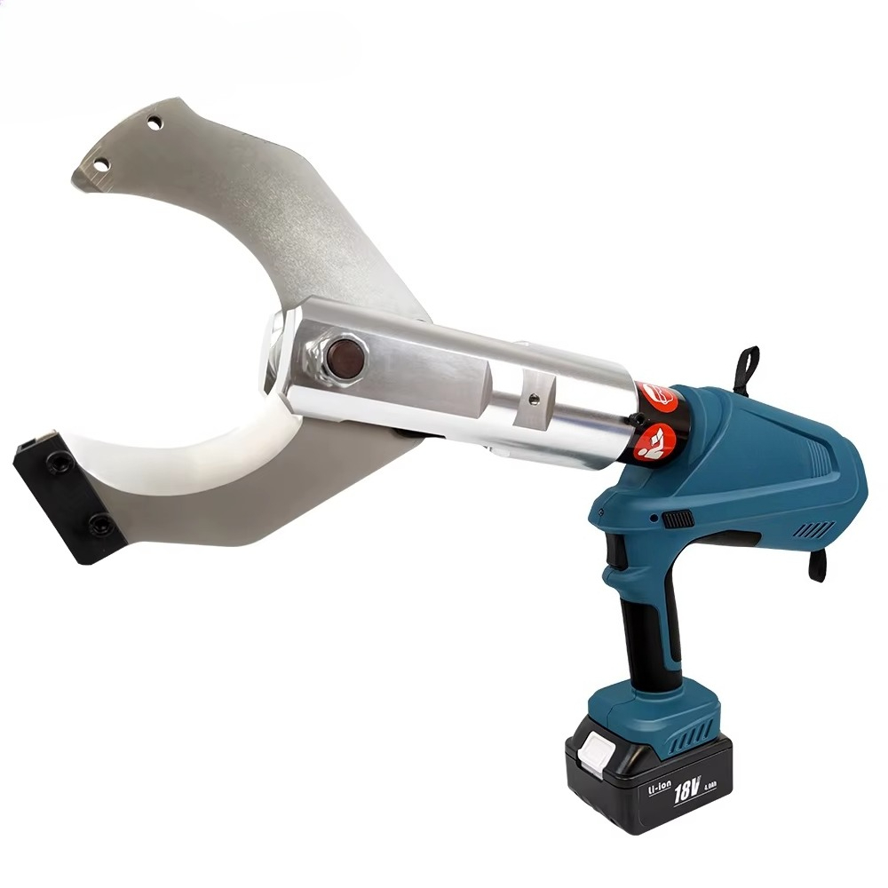 Power Tools Hydraulic - เครื่องตัดสายไฮดรอลิกแบบใช้แบตเตอรี่ EZ-105C เครื่องตัดไฮดรอลิกประสิทธิภาพสูงสำหรับตัดสายเคเบิลได้สูงสุด 105 มม.