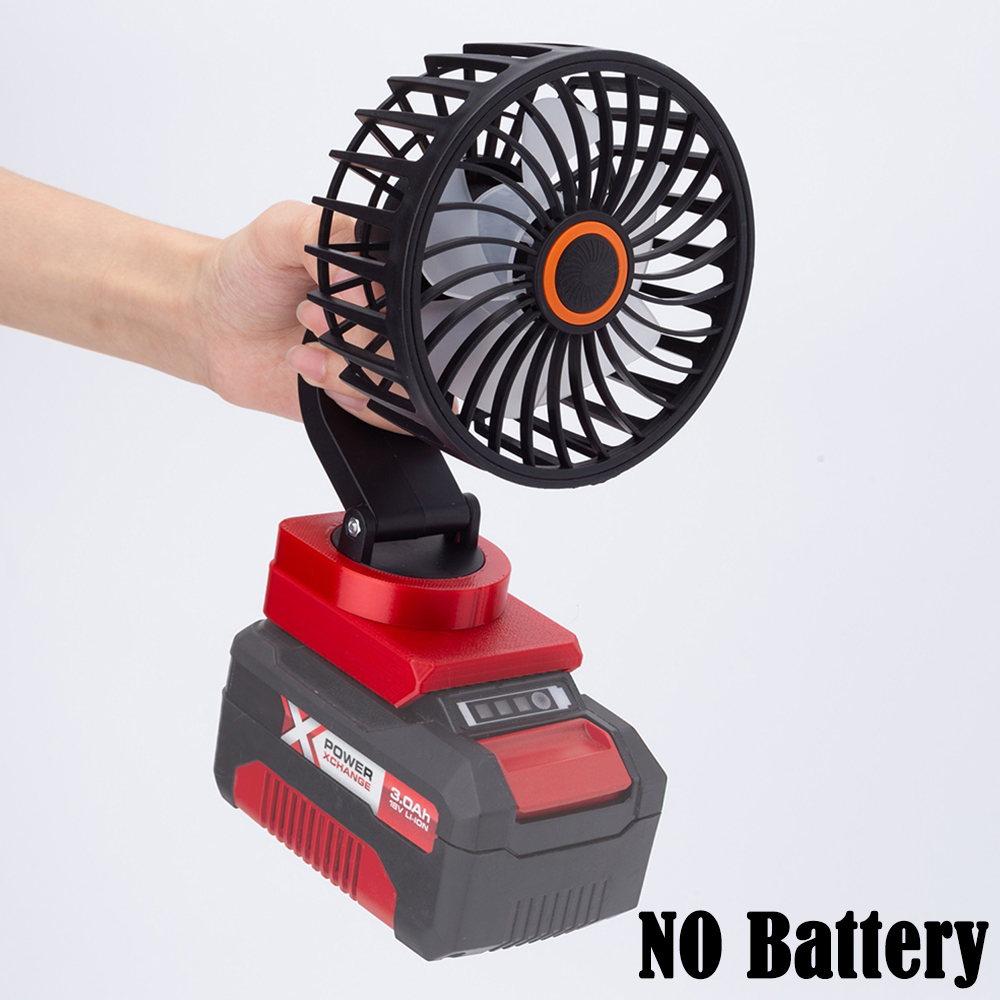 Power Xchange Tools - พัดลมแบบพกพาสำหรับใช้กับแบตเตอรี่ลิเธียม Ozito 18V Power X-Change อุปกรณ์เสริมเครื่องมือไฟฟ้า