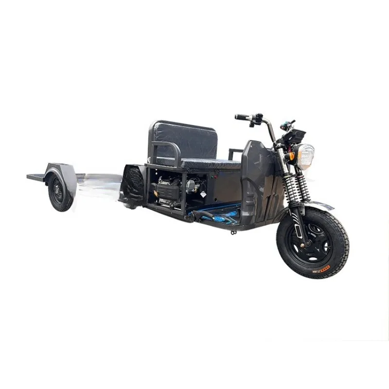 Power Tools King - รถสามล้อไฟฟ้าบรรทุกสินค้าขนาดใหญ่ กำลังสูง สำหรับขนส่งวัสดุก่อสร้าง พร้อมอุปกรณ์เพิ่มระยะทาง