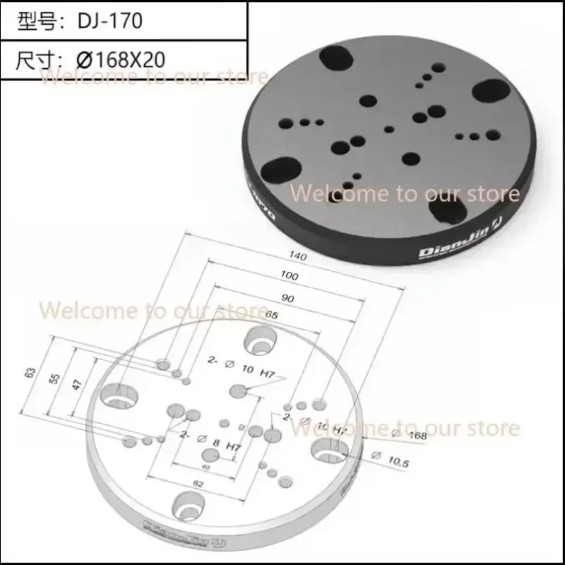Zero Power Tools - 4-5 แกน FIXTURE Self-Centering Vise บวกจับคู่