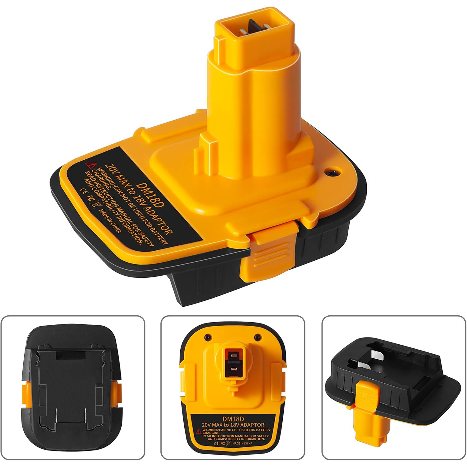 Power Tools Milwaukee - DM18D แบตเตอรี่อะแดปเตอร์ USB แปลงสําหรับ DeWalt 20V