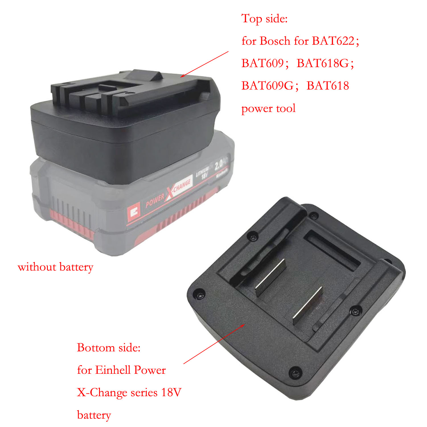 Power Tools Einhell - อะแดปเตอร์แปลงแบตเตอรี่สำหรับแบตเตอรี่ Einhell Power X-Change สำหรับ BOSCH