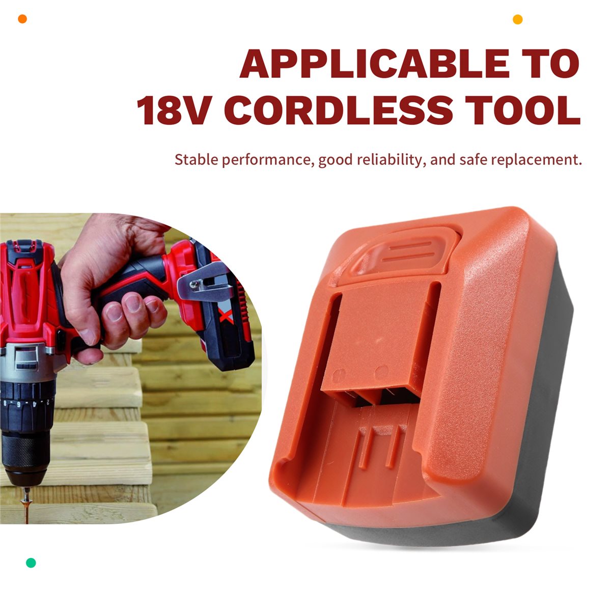 DT81 อะแดปเตอร์แปลงแบตเตอรี่รุ - Power Tools Einhell บทวิจารณ์และราคา