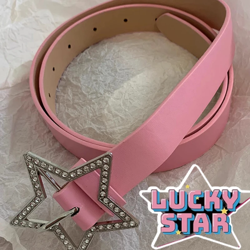 Y2Kดาวสีชมพูเข็มขัดผู้หญิงY2Kย - Power Tools Pink บทวิจารณ์และราคา