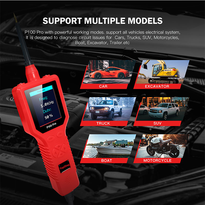 เครื่องวิเคราะห์วงจรรถยนต์รุ่น - Power Tools Red บทวิจารณ์และราคา