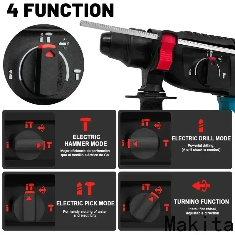 สว่านไร้สาย Makita Hammer Brus - Power Tools Online บทวิจารณ์และราคา