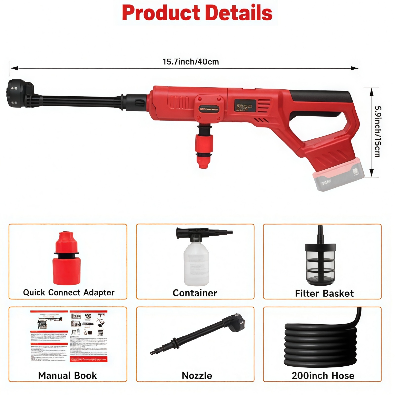 เครื่องฉีดน้ำแรงดันสูงไร้สายสำ - Power Tools Milwaukee บทวิจารณ์และราคา