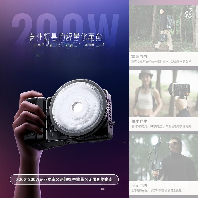 ไฟถ่ายภาพพกพา Power King X200  - Power Tools King บทวิจารณ์และราคา