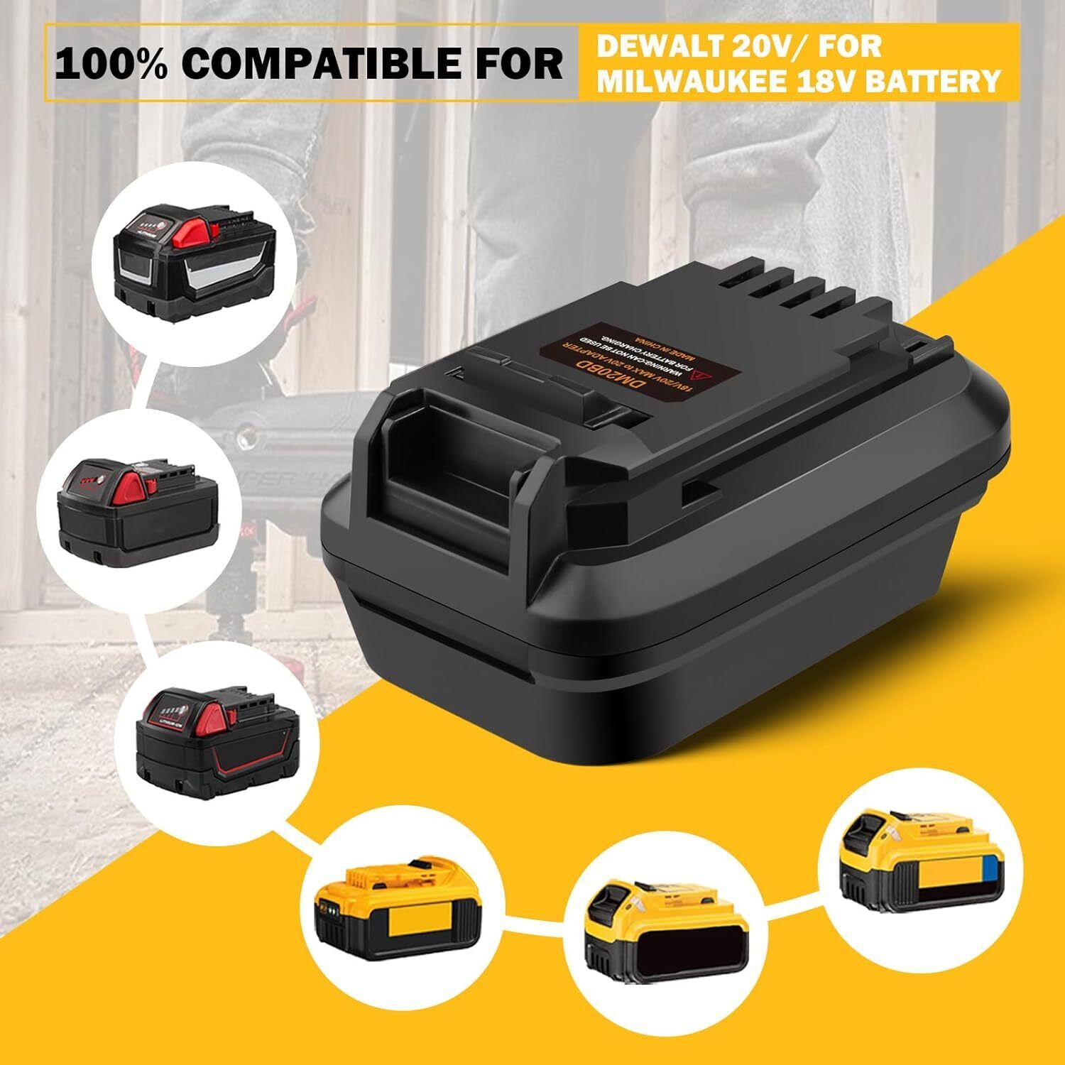 DM20BD อะแดปเตอร์แบตเตอรี่สำหร - Power Tools Online บทวิจารณ์และราคา