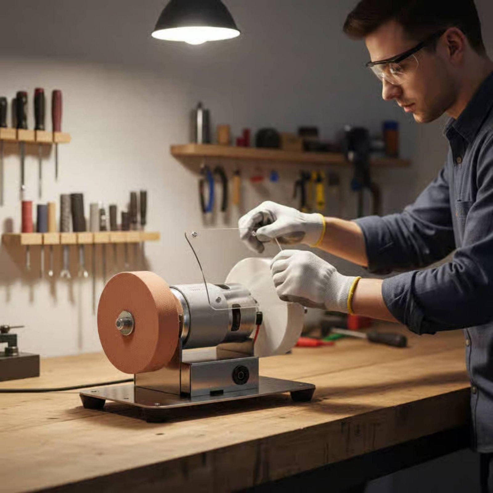 เครื่องเจียรมินิแบบตั้งโต๊ะอเน - Power Tools Portable บทวิจารณ์และราคา