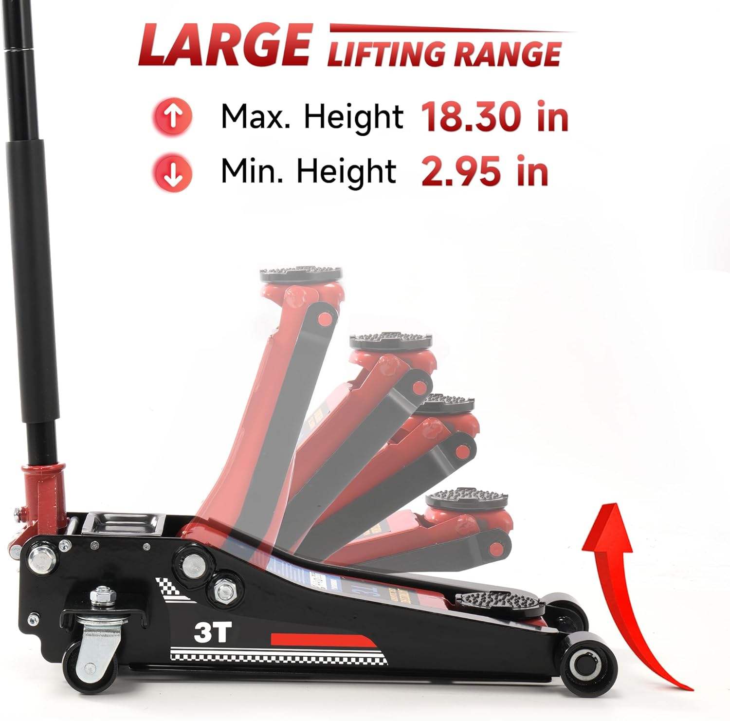 แม่แรงยกรถไฮดรอลิกแบบสองลูกสูบ - Power Tools Hydraulic บทวิจารณ์และราคา