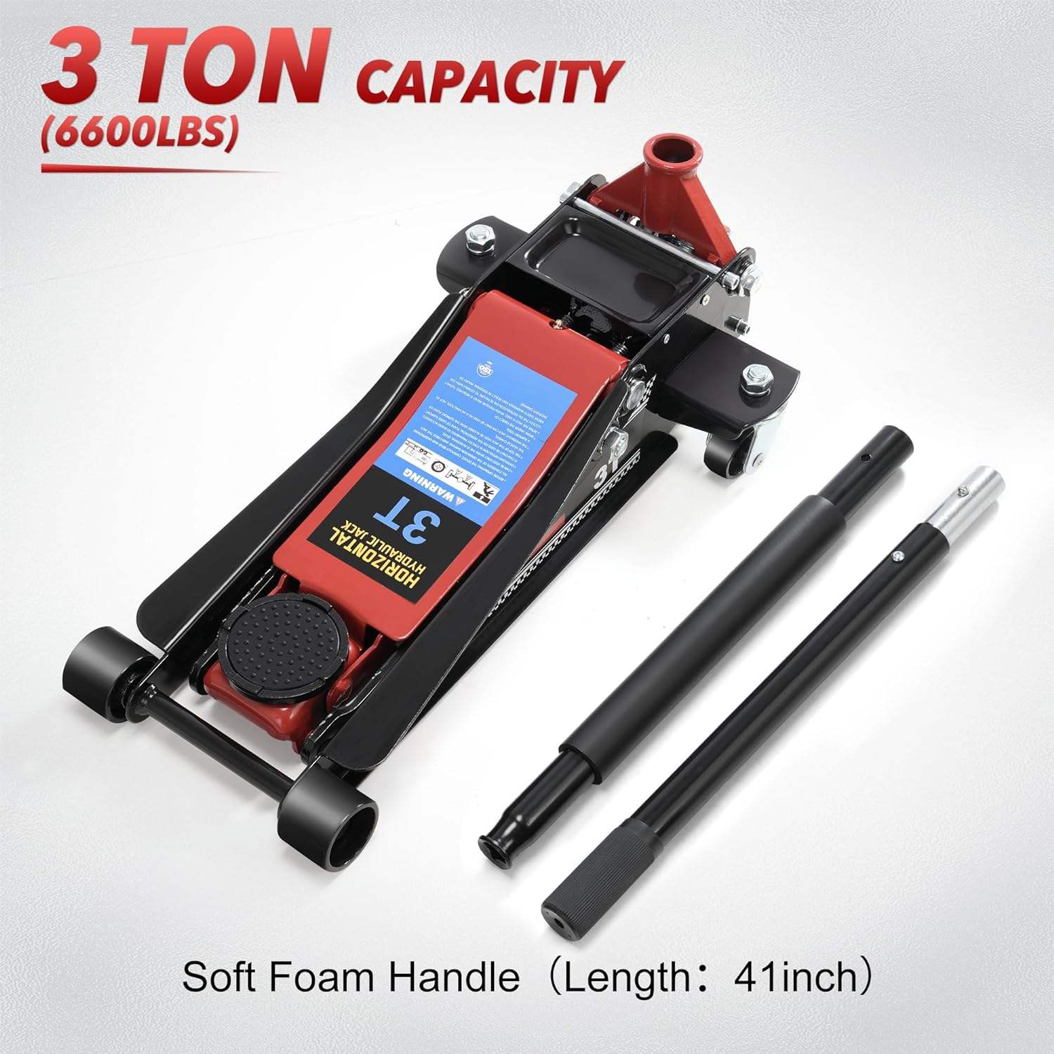 แม่แรงยกรถไฮดรอลิกแบบสองลูกสูบ - Power Tools Hydraulic บทวิจารณ์และราคา