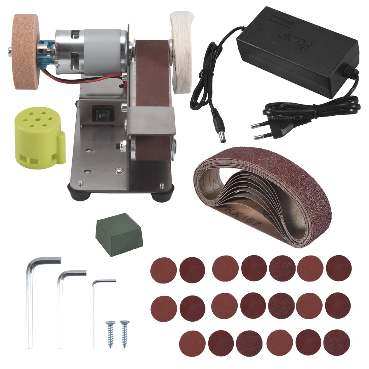 เครื่องขัดสายพานแบบปลั๊ก EU, เ - Power Tools Mall บทวิจารณ์และราคา