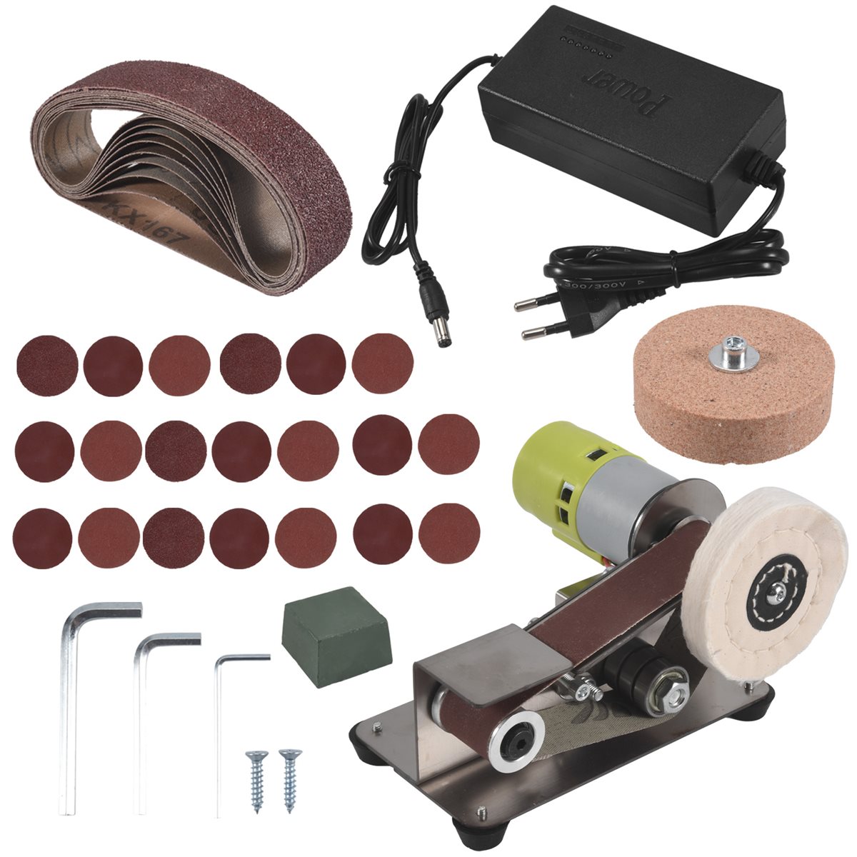 เครื่องขัดสายพานแบบปลั๊ก EU, เ - Power Tools Mall บทวิจารณ์และราคา