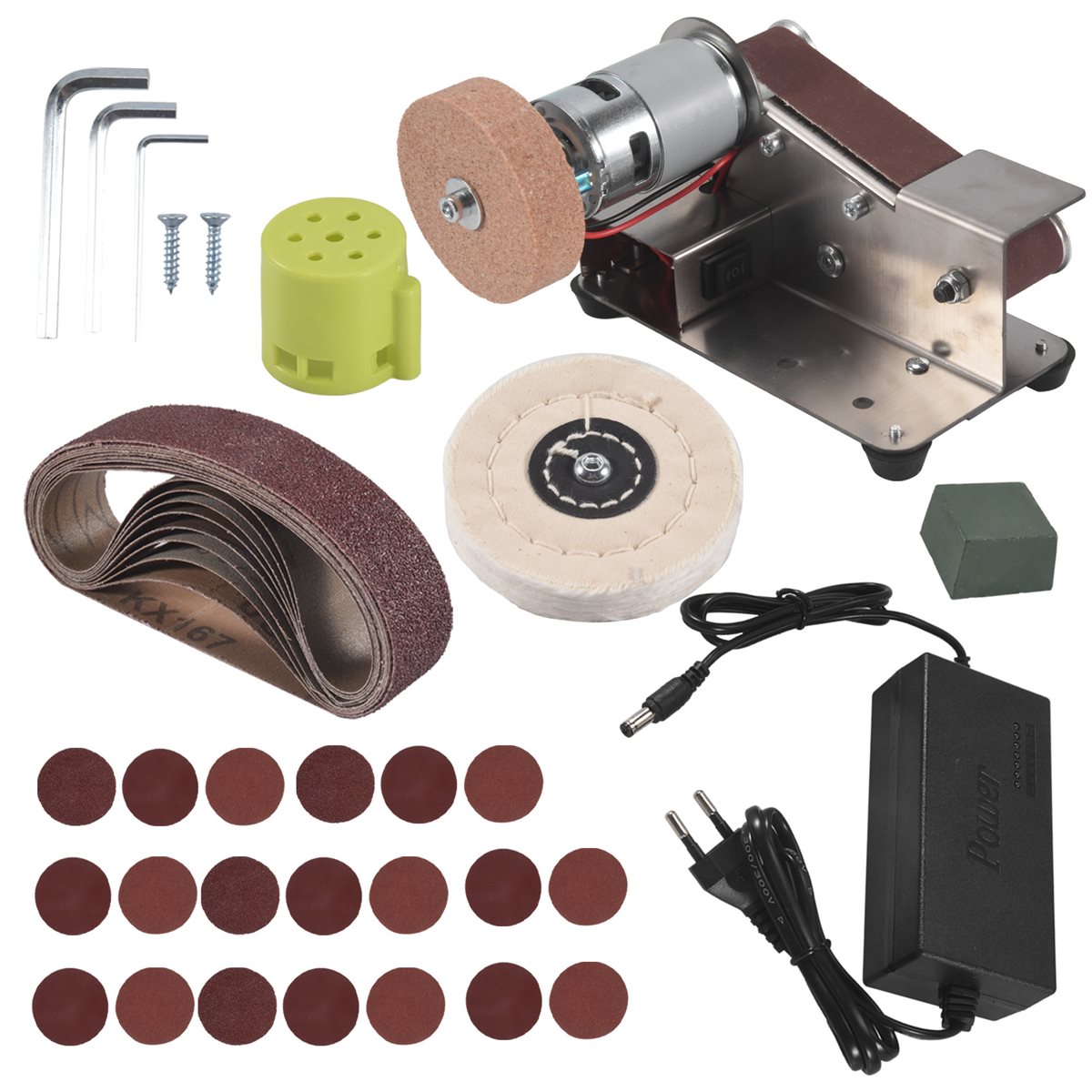เครื่องขัดสายพานแบบปลั๊ก EU, เ - Power Tools Mall บทวิจารณ์และราคา