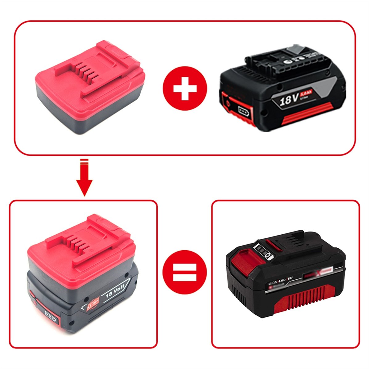 A58Z สำหรับบ๊อช BAT ซีรีส์ 18V - Power Tools Einhell บทวิจารณ์และราคา