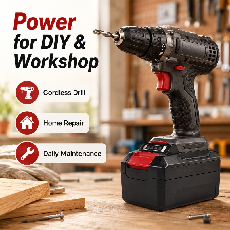 แบตเตอรี่ลิเธียมไอออน 18V 5.0A - Power Tools Einhell บทวิจารณ์และราคา
