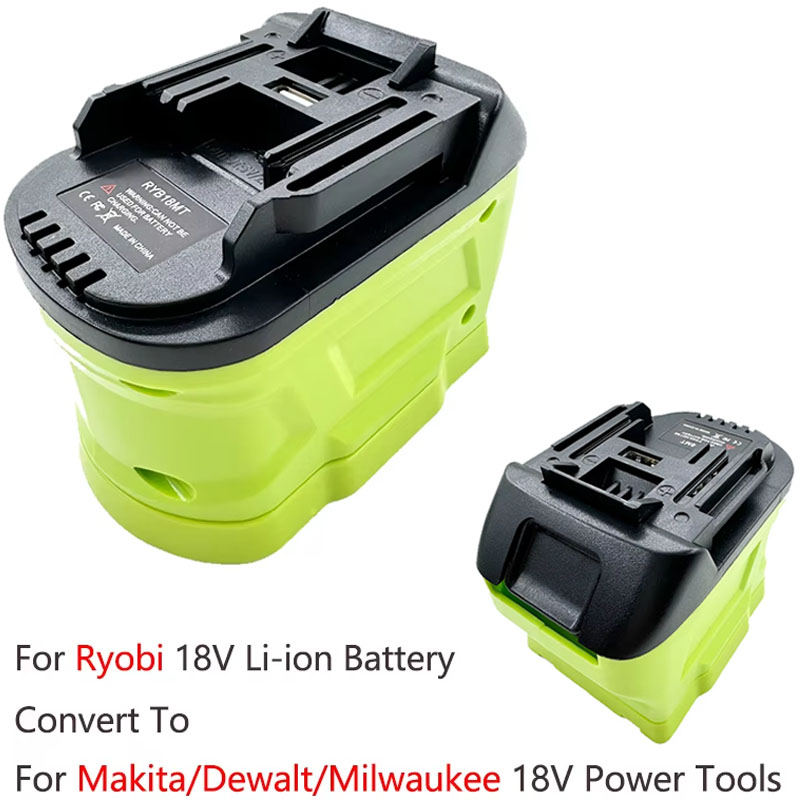 อะแดปเตอร์แบตเตอรี่สําหรับ RYO - Power Tools Milwaukee บทวิจารณ์และราคา