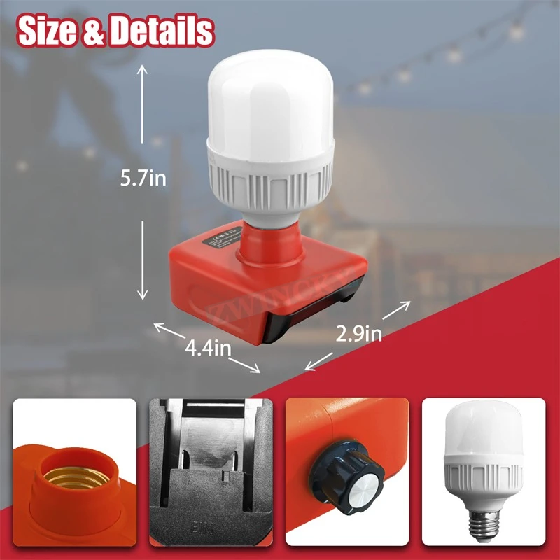 ไฟฉายพกพาเหมาะสำหรับหลอดไฟ LED - Power Xchange Tools บทวิจารณ์และราคา