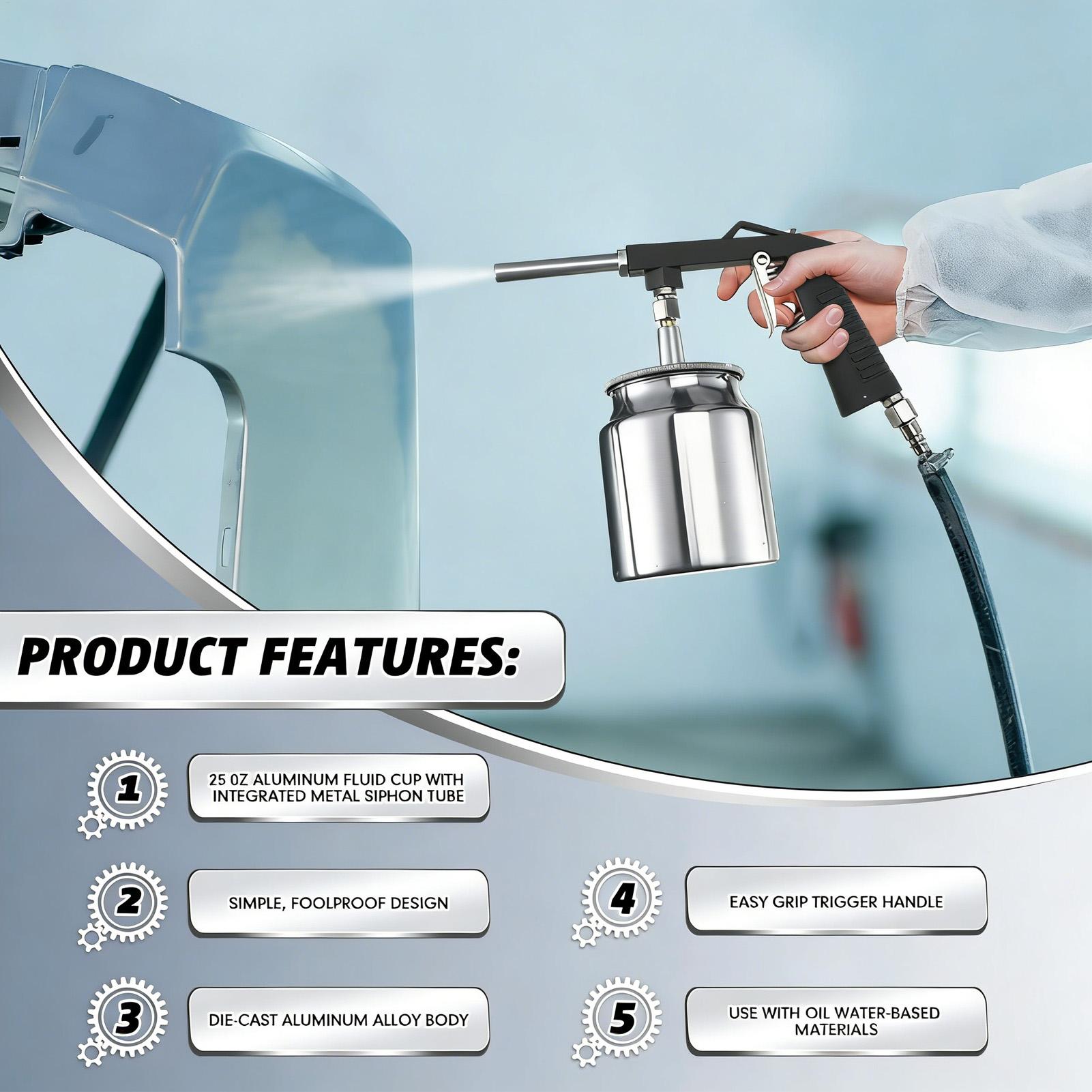 เครื่องพ่นทรายแบบพกพา ใช้ลมอัด - Power Tools Portable บทวิจารณ์และราคา