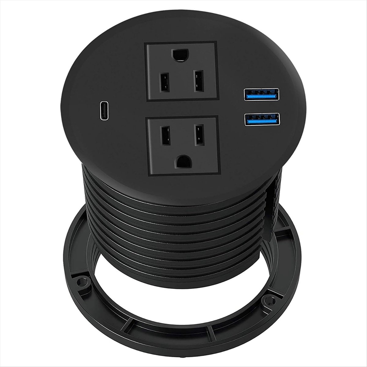 ปลั๊กไฟแบบฝังในโต๊ะพร้อมพอร์ต  - Power Tools Mall บทวิจารณ์และราคา