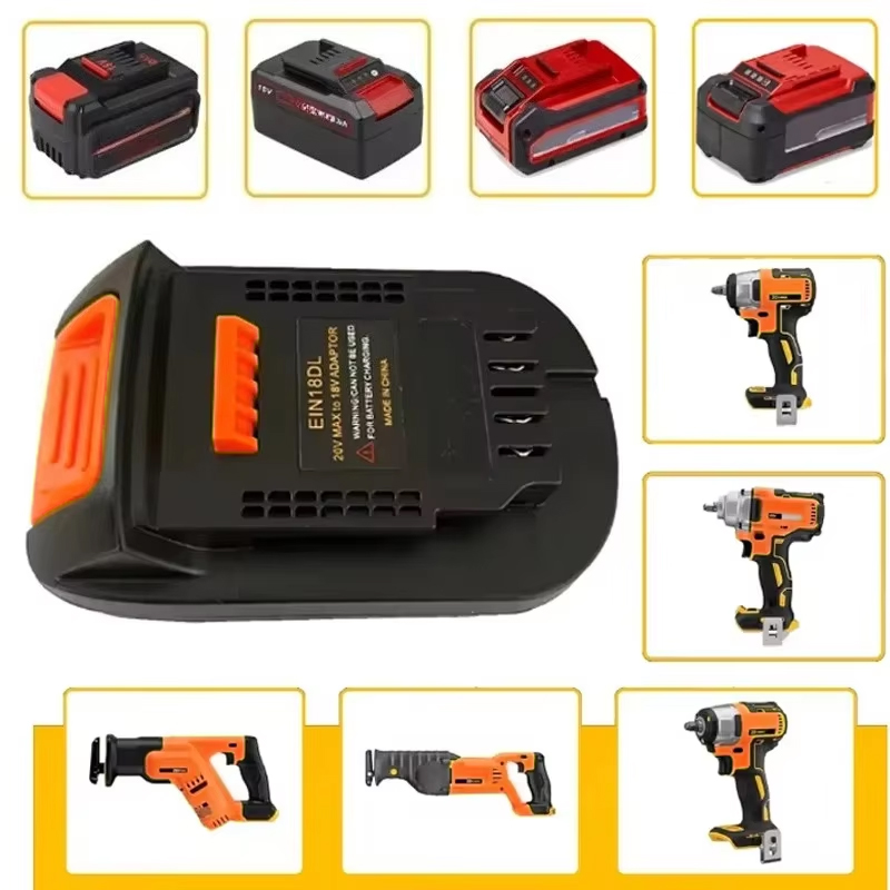 อะแดปเตอร์แบตเตอรี่เครื่องมือส - Power Tools Einhell บทวิจารณ์และราคา