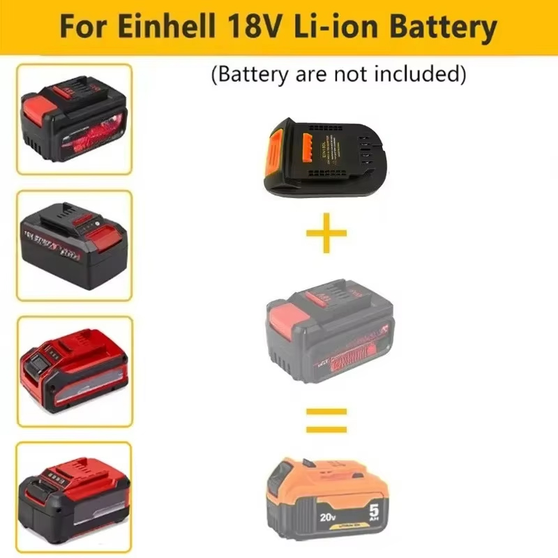อะแดปเตอร์แบตเตอรี่เครื่องมือส - Power Tools Einhell บทวิจารณ์และราคา