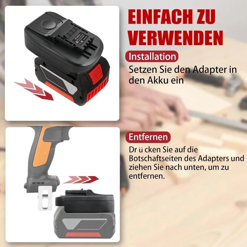 อะแดปเตอร์แบตเตอรี่ BOS18Worx  - Power Tools Online บทวิจารณ์และราคา