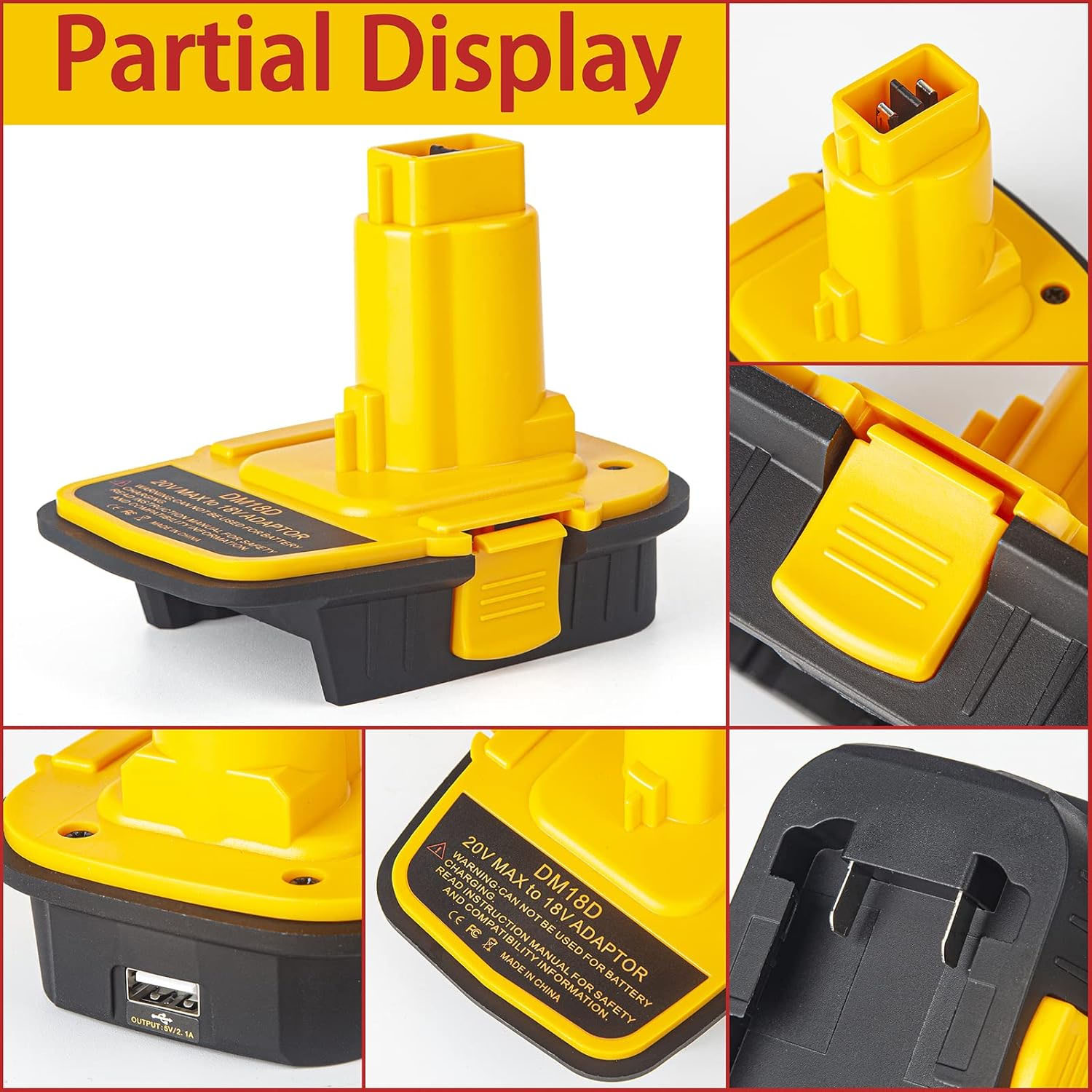 DM18D แบตเตอรี่อะแดปเตอร์ USB  - Power Tools Milwaukee บทวิจารณ์และราคา