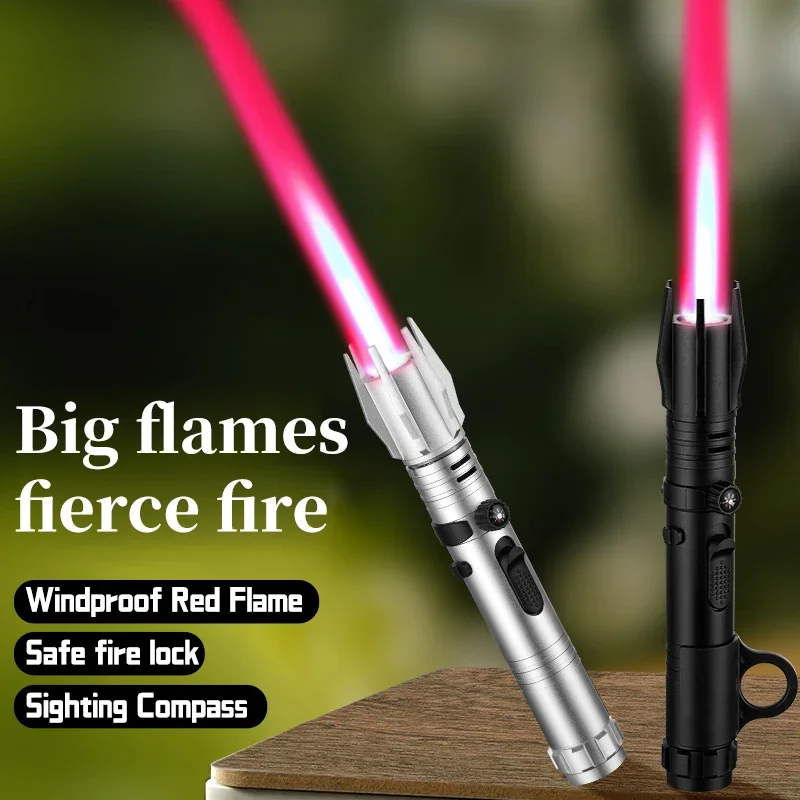 โลหะ Lightsaber สไตล์แก๊สไฟแช็ - Power Tools Red บทวิจารณ์และราคา
