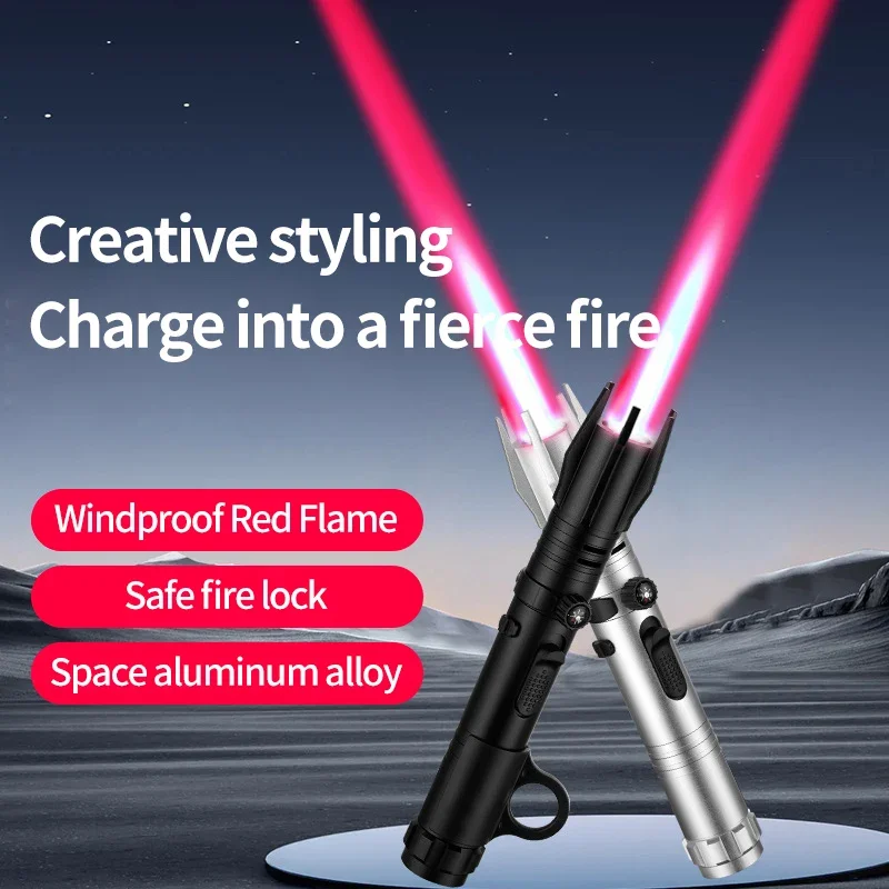 โลหะ Lightsaber สไตล์แก๊สไฟแช็ - Power Tools Red บทวิจารณ์และราคา